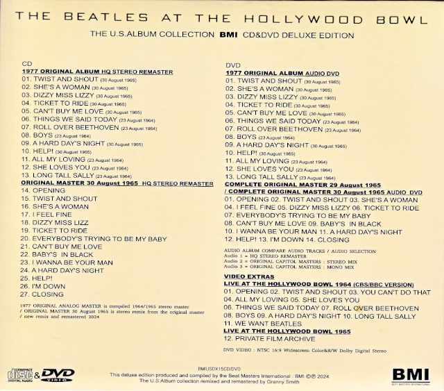 The Beatles, Live At The Hollywood Bowl, Very Good, audioCD