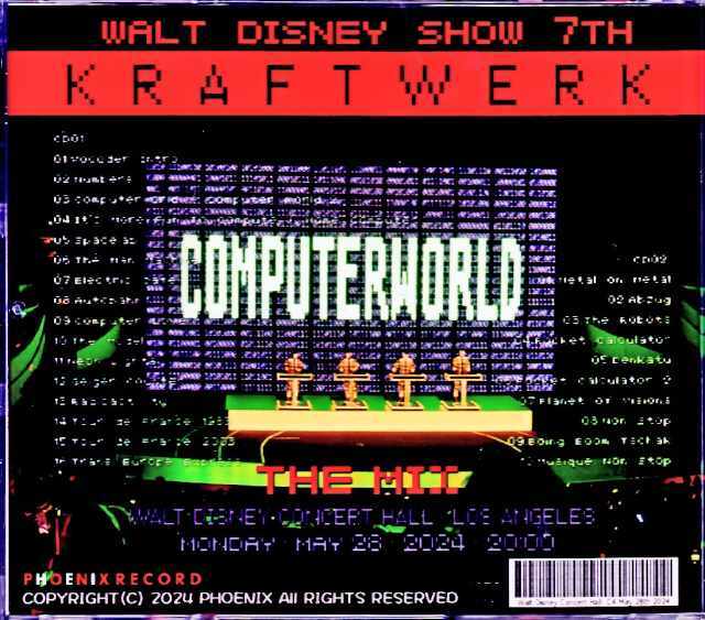 Kraftwerk クラフトワーク/CA,USA 5.28.2024