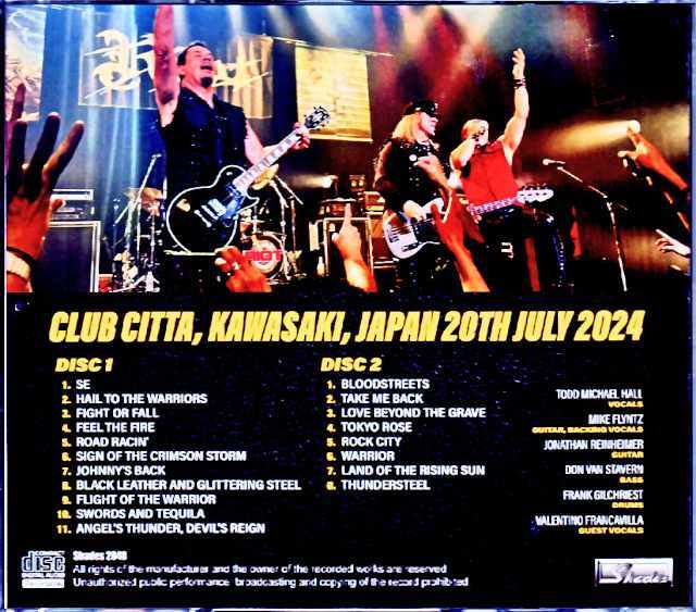 【専用】THE RIOT (詳細は画像をご覧下さい) Riot V ライオット・V/Kanagawa,Japan 2024 Complete