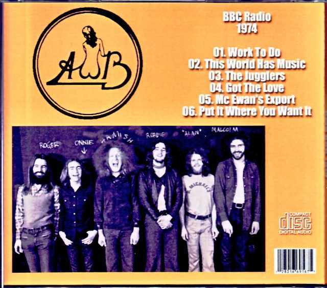 Average White Band アヴェレージ・ホワイト・バンド/PA,USA 1976