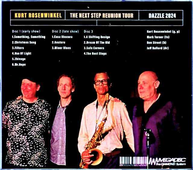 洋楽 KURT ROSENWINKEL Kurt Rosenwinkel カート・ローゼンウィンケル/CA,USA 2024