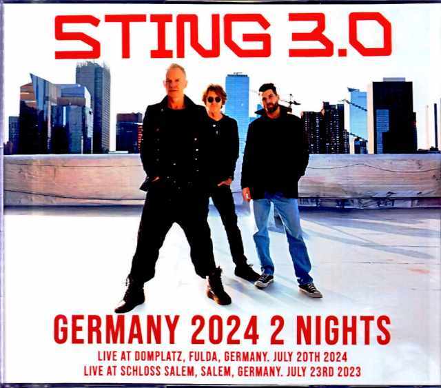 STING ☆スティング☆3.0 JAPAN TOUR☆FIGURES TEE STING GOLD