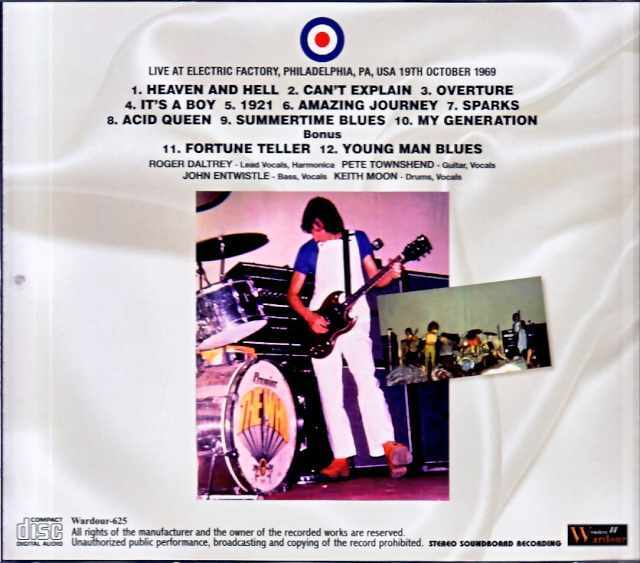 Who,The ザ・フー/PA,USA 1969 Upgrade & more