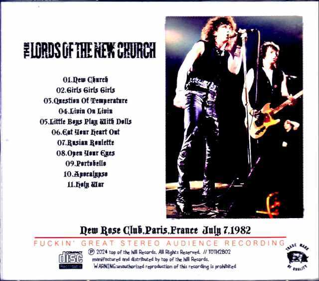 Lords of the New Church ローズ・オブ・ザ・ニュー・チャーチ/France
