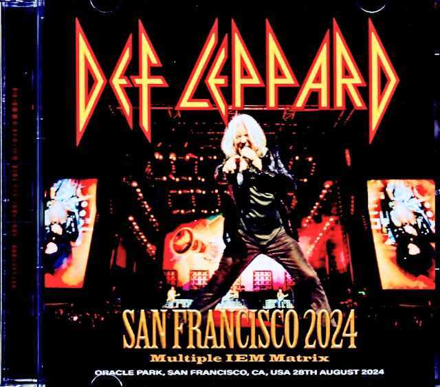 Def Leppard デフ・レパード/CA,USA 2024 Complete IEM Matrix Edition