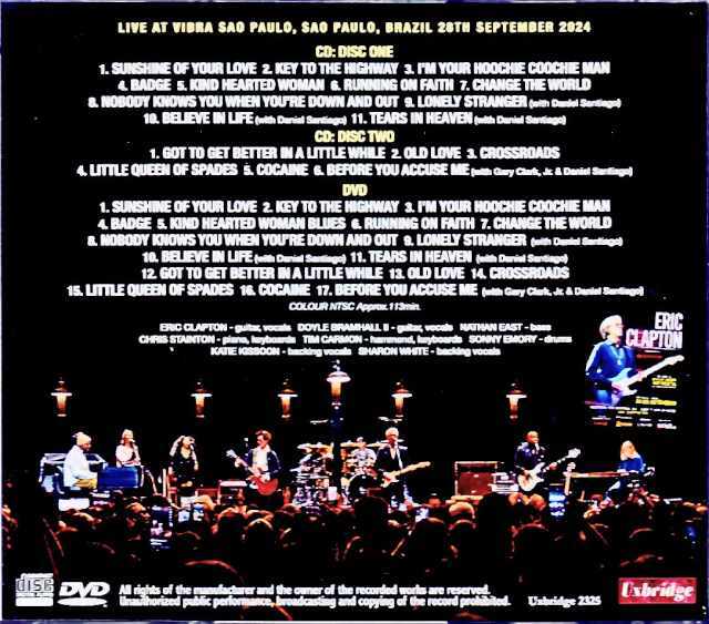 エリック・クラプトン / 5タイトル 15枚組セット Eric Clapton エリック・クラプトン/France 2024 S & V Complete