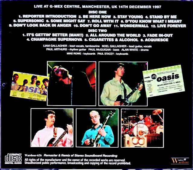 英国購入 1997 oasis レア オリジナル盤 限定ナンバリング入り Oasis オアシス/England,UK 1997 Upgrade