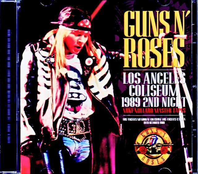 Guns N' Roses ガンズ・アンド・ローゼス/CA,USA 10.19.1989