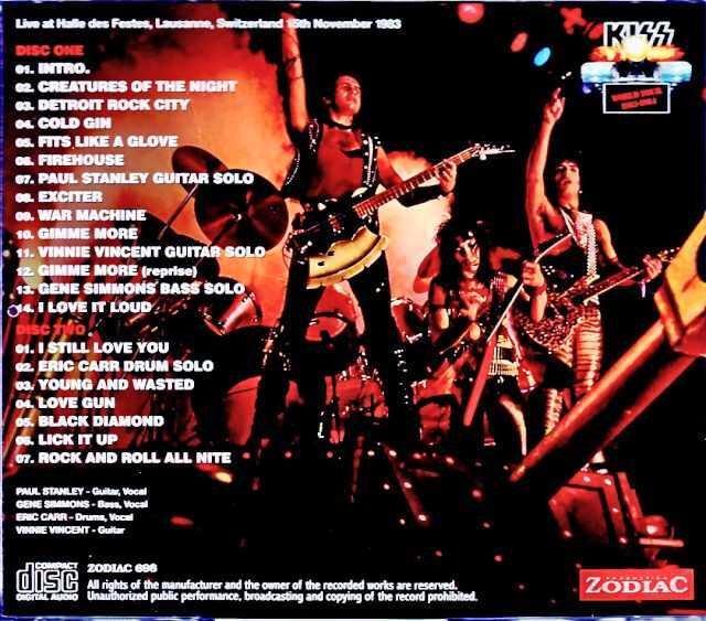 Kiss キッス/Switzerland 11.15.1983