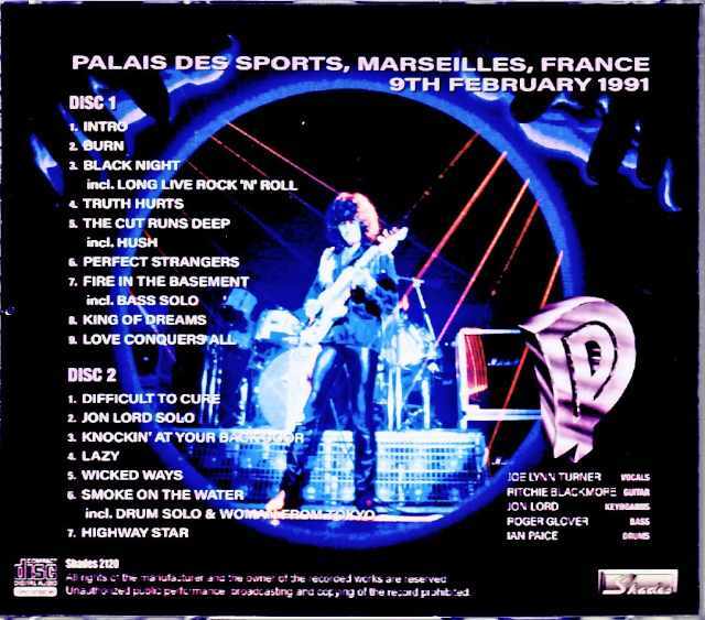 Deep Purple ディープ・パープル/France 2.9.1991 Complete