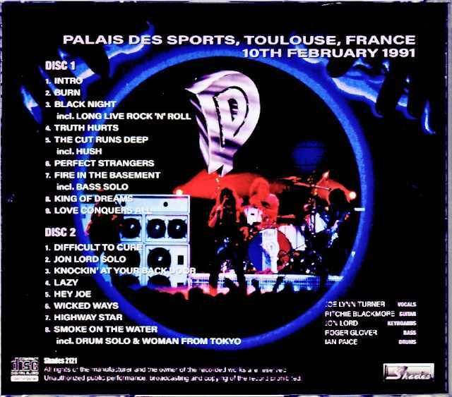 Deep Purple ディープ・パープル/France 2.10.1991 Complete