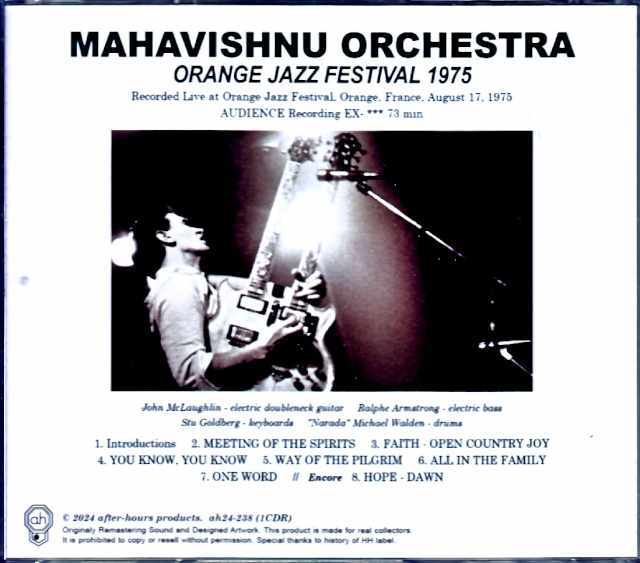 上品 Mahavishnu マハビシュヌ McLaughlin John Orchestra ミュージシャン