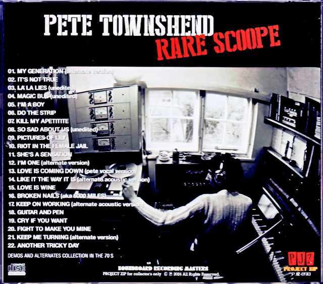 Pete Townshend ピート・タウンゼント/Demos and Alternate Collection