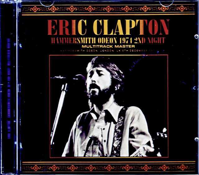 Eric Clapton エリック・クラプトン/London,UK 12.5.1974