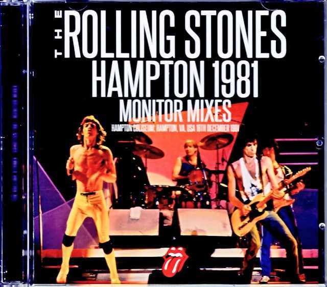 Rolling Stones ローリング・ストーンズ/VA,USA 1981 Monitor Mixes