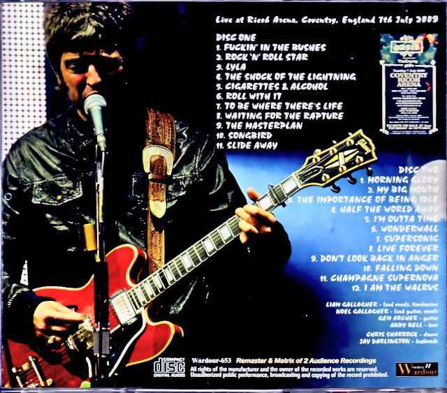 Oasis オアシス/England,UK 2009 Remaster Matrix of 2Audience