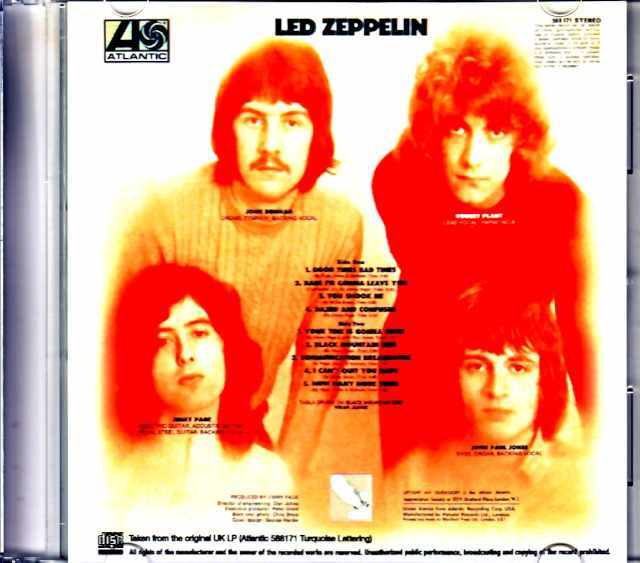Led Zeppelin レッド・ツェッペリン/I Original UK LP Edition