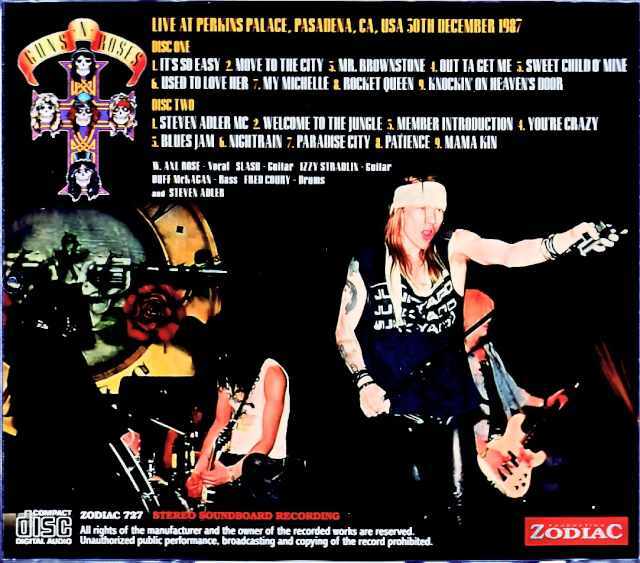 値下げ★Guns N' Roses★1989年製 Guns N' Roses ガンズ・アンド・ローゼス/CA,USA 1987 Soundboard Edition