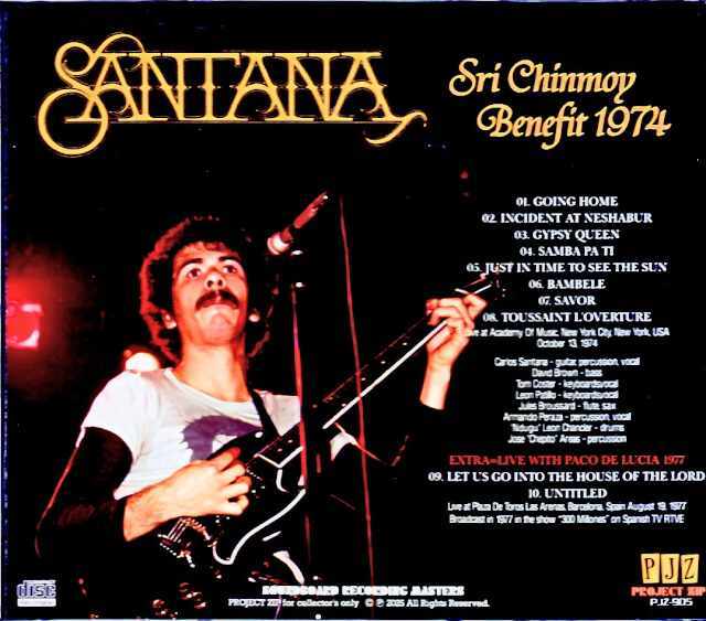 Santana サンタナ/NY,USA 1974 & more