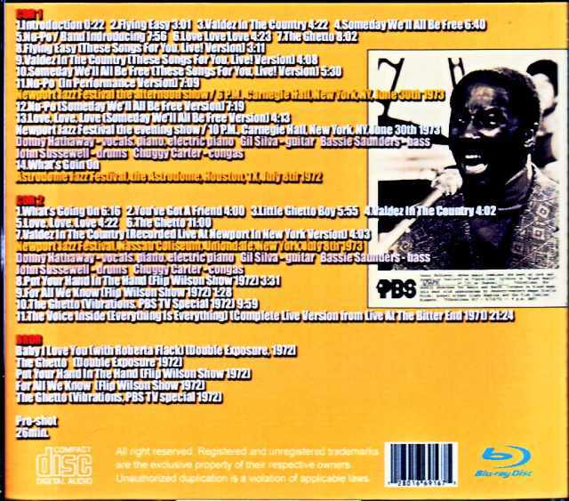 Donny Hathaway ダニー・ハサウェイ/Live Compilation