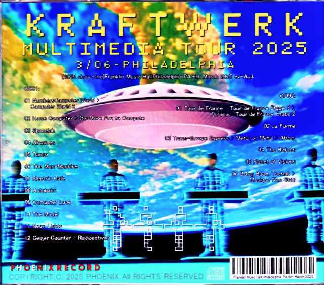 【２枚セット】Kraftwerk クラフトワーク Kraftwerk クラフトワーク/PA,USA 2025 Complete