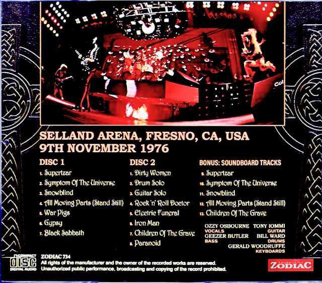 Black Sabbath ブラック・サバス/CA,USA 1976 Complete Upgrade & more