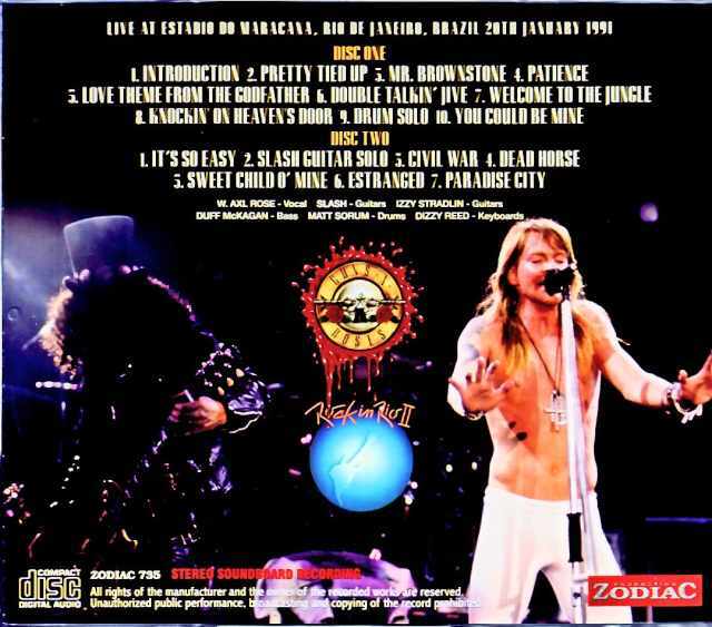 Guns’n’ Roses Live 1991 USツアー　ガンズ Guns N' Roses ガンズ・アンド・ローゼス/PA,USA 1991