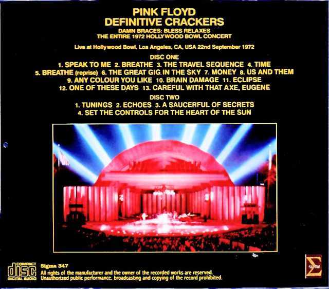 Pink Floyd ピンク・フロイド/CA,USA 1972 Ultimate Upgrade