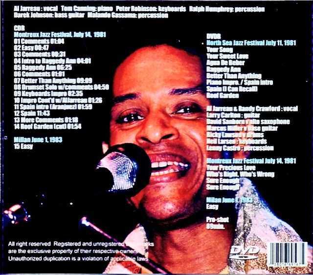 Al Jarreau アル・ジャロウ/Live Compilation 1981-1983