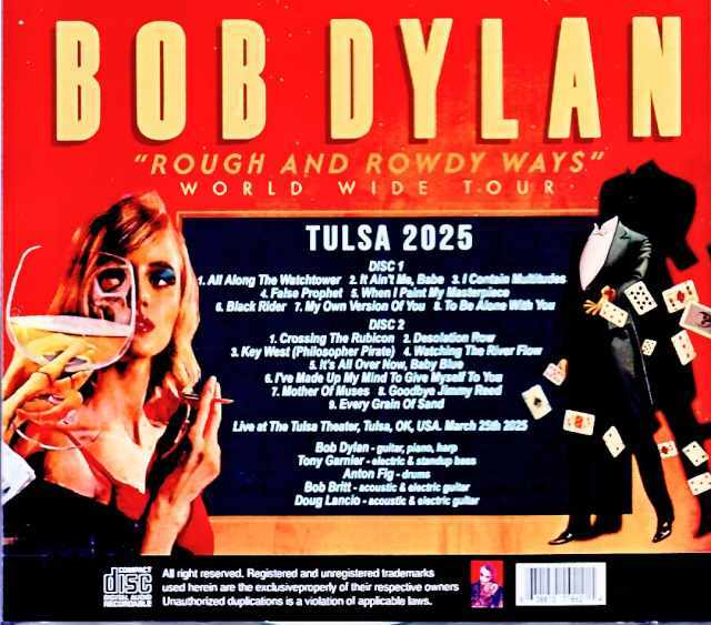 Bob Dylan ボブ・ディラン/OK,USA 2025 Complete