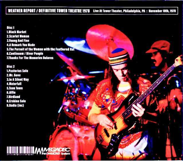 Weather Report ウェザー・リポート/PA,USA 1978 Remastered