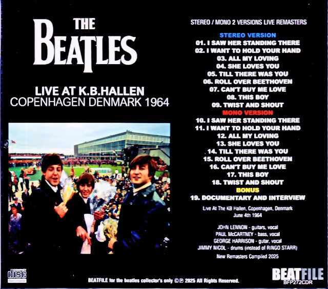 Beatles ビートルズ/Denmark 1964 Stereo and Mono Edition
