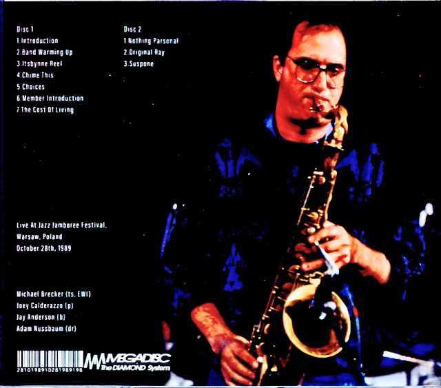 Michael Brecker マイケル・ブレッカー/Poland 10.28.1989