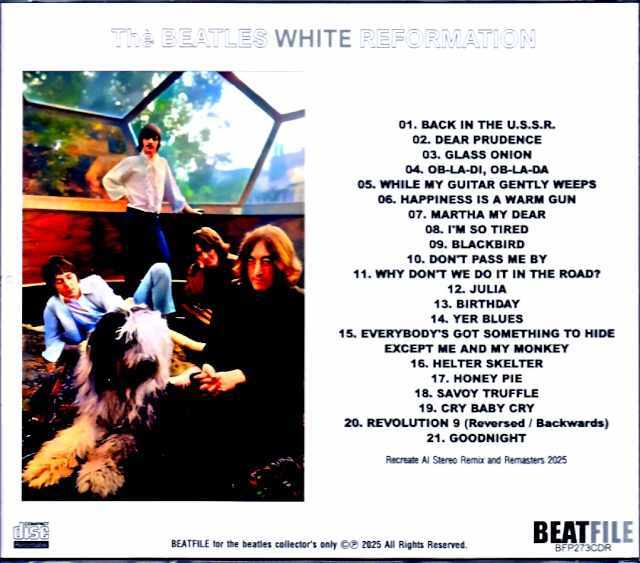 洋楽 BEATLES WHITE ALBUM : AI - AUDIO VOL.1 THE BEATLES / THE BEATLES (WHITE ALBUM) : AI - AUDIO