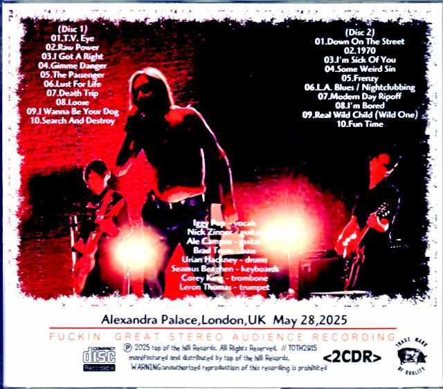 イギーポップレコード　iggy pop Iggy Pop イギー・ポップ/London,UK 1993