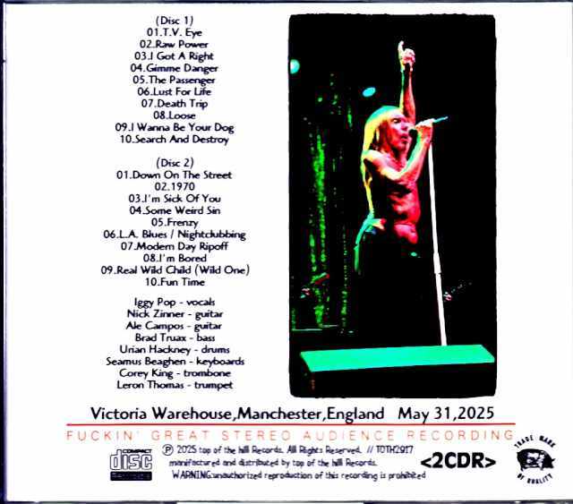 Iggy Pop イギー・ポップ/England,UK 05.31.2025 Complete