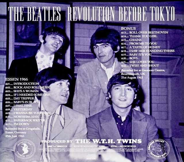 Beatles ビートルズ/東京前夜・革命の鼓動 完全版 Germany 1966