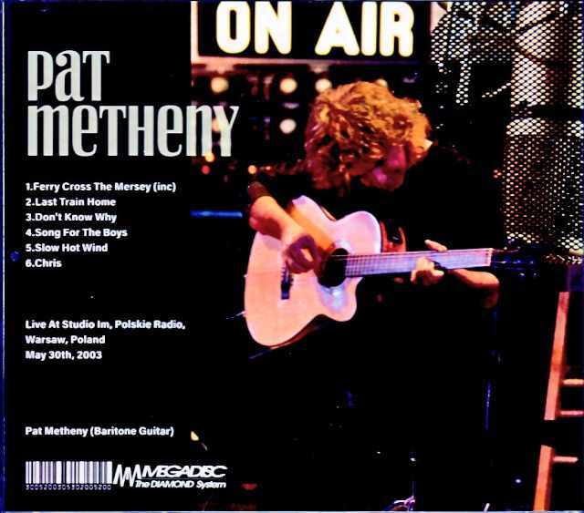 パット メセニー ソソグ ブック PAT METHEMY SONG BOk パット・メセニー・ソングブック【Pat Metheny SongBook】 - Pat