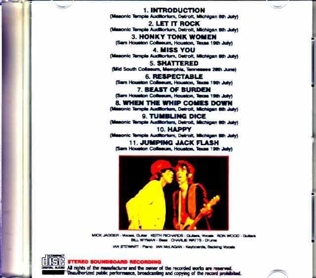 Rolling Stones ローリング・ストーンズ/Various Live