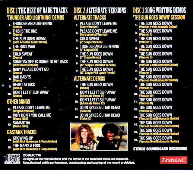 ミュージック THIN LIZZY John Sykes DVD John Sykes Thin Lizzy シン・リジィ/Finland 1999