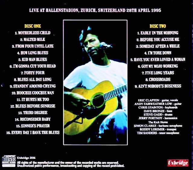 Eric Clapton エリック・クラプトン/Switzerland 04.28.1995