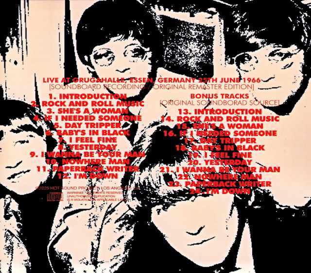 Beatles ビートルズ/エッセン電撃ライヴ！・完全版 Germany 1966