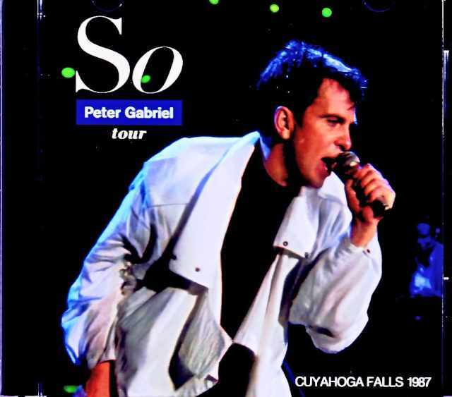 Peter Gabriel ピーター・ガブリエル/OH,USA 06.28.1987