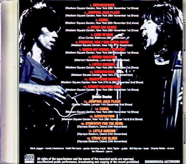 rolling stones live (RARE!!放送音源6CDRセット) rolling stones live (RARE!!放送音源6CDRセット) The Rolling