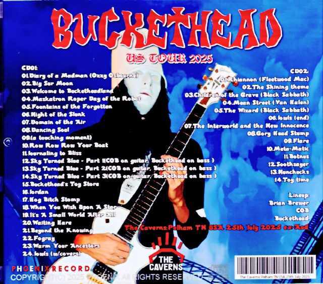 Buckethead バケットヘッド/TN,USA 2025