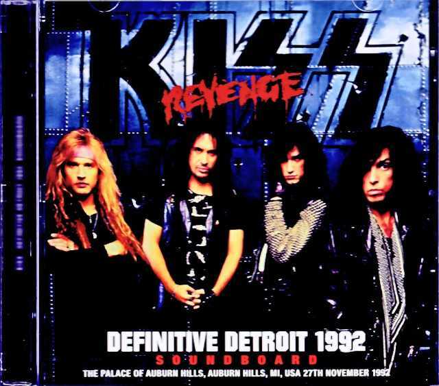Kiss キッス/MI,USA 11.27.1992 Complete Soundboard Edition