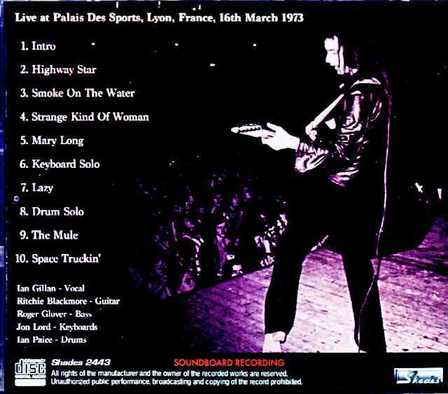 Deep Purple ディープ・パープル/France 03.16.1973 Complete FM