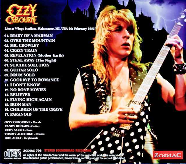 Ozzy Osbourne Randy Rhoads オジー・オズボーン ランディ