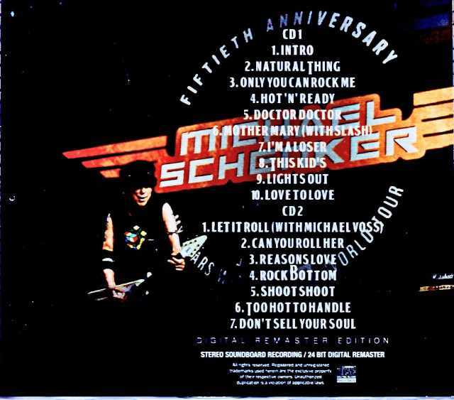 Michael Schenker マイケル・シェンカー/Germany 07.31.2025 S & V
