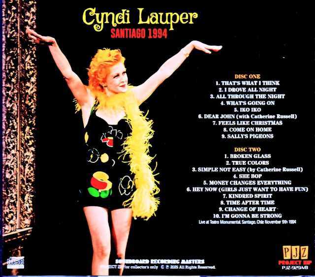 Cyndi Lauper シンディ・ローパー/Chili 11.09.1994 Complete FM